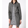 17PKCSC021 women double layer 100% cashmere wool coat